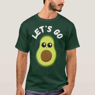 Camiseta aguacate de Letx27s Go