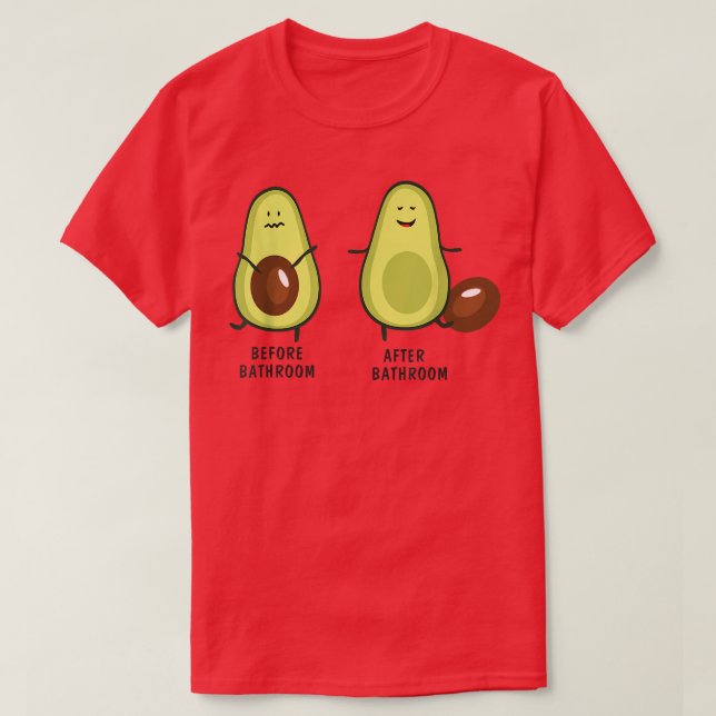 Camiseta Aguacate De Poopaje Cubierto Para Hombres Mujeres, (Diseño del anverso)