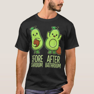 Camiseta Aguacate De Poopaje Cutáneo Para Hombres Mujeres,
