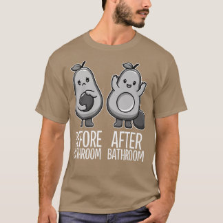 Camiseta Aguacate De Poopaje Cutáneo Para Hombres Mujeres,