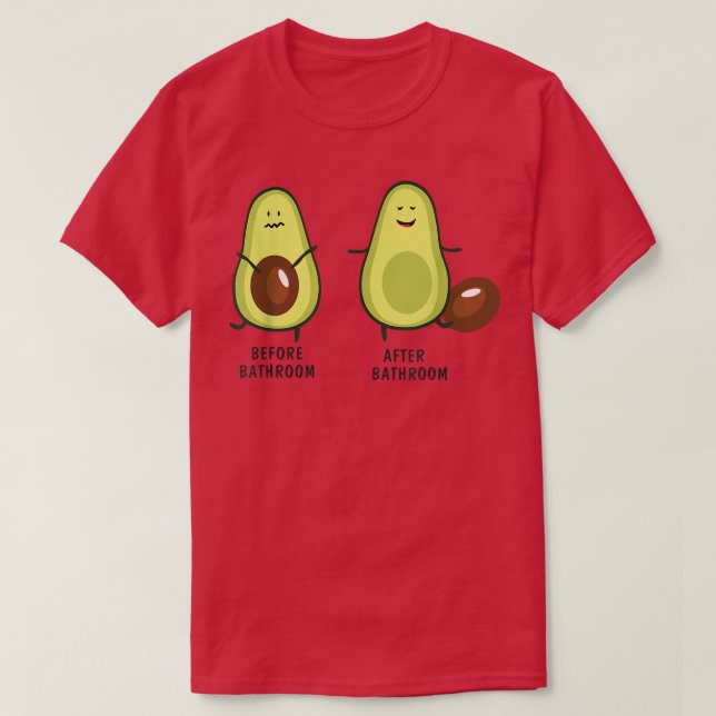 Camiseta Aguacate De Poopaje Cutáneo Para Hombres Mujeres,  (Diseño del anverso)