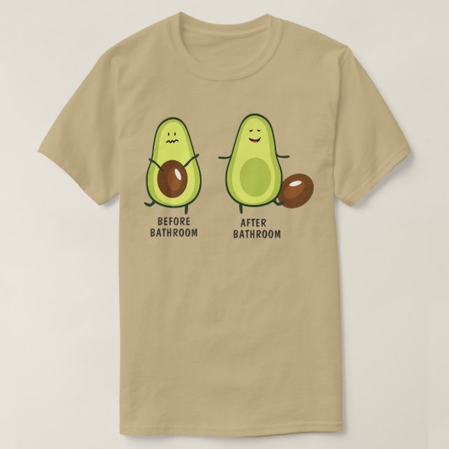 Camiseta Aguacate De Poopaje Cutáneo Para Hombres Mujeres,  (Diseño del anverso)