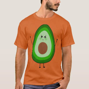 Camiseta Aguacate de rubefacción suave