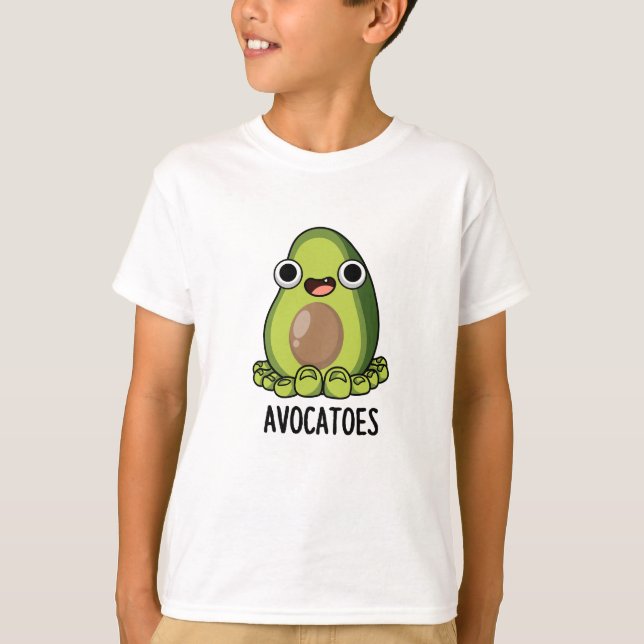 Camiseta Aguacate-dedos de pie Funny Aguacate Puns (Anverso)