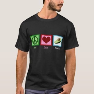 Camiseta Aguacate del amor de la paz