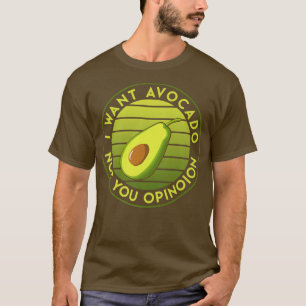 Camiseta Aguacate diciendo retro vegetariano vegetariano ve