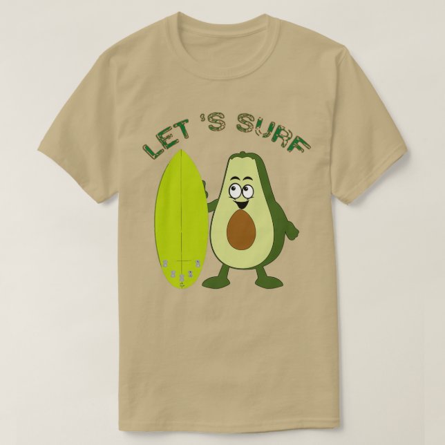 Camiseta aguacate divertido 4 2 (Diseño del anverso)