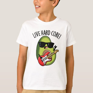 Camiseta Aguacate Divertido Pun Rock De Corazón Fuerte 