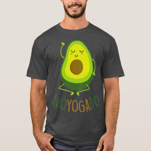 Camiseta aguacate do yoga lindo y dulce