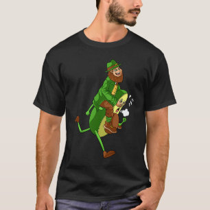 Camiseta Aguacate duende día de San Patricio irlandés vegan