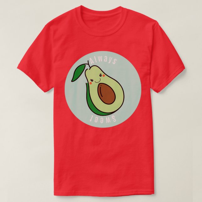 Camiseta Aguacate dulce 15 (Diseño del anverso)