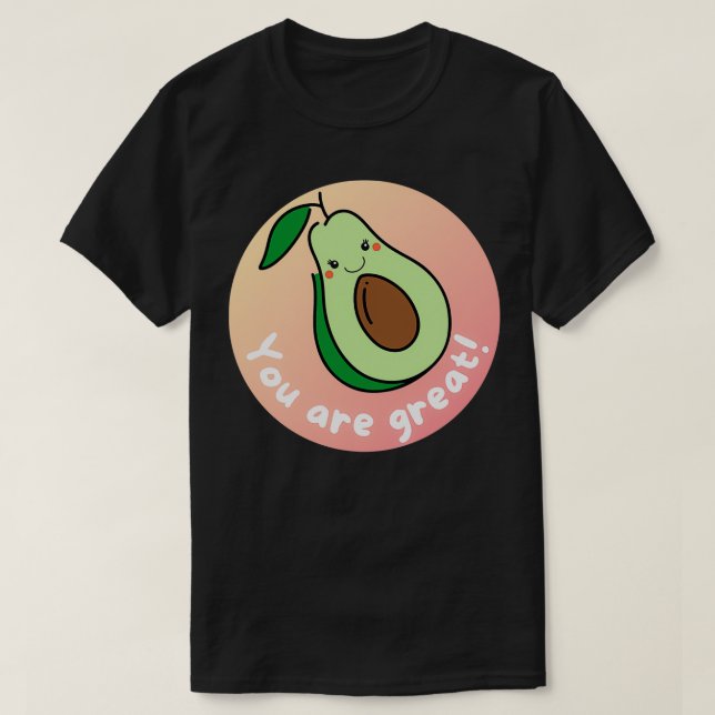 Camiseta Aguacate dulce 30 (Diseño del anverso)