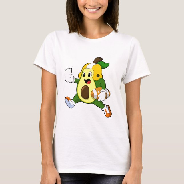 Camiseta Aguacate en deportes de fútbol (Anverso)