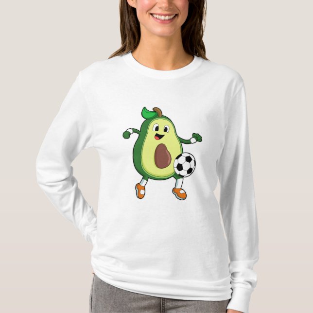 Camiseta Aguacate en deportes de fútbol (Anverso)