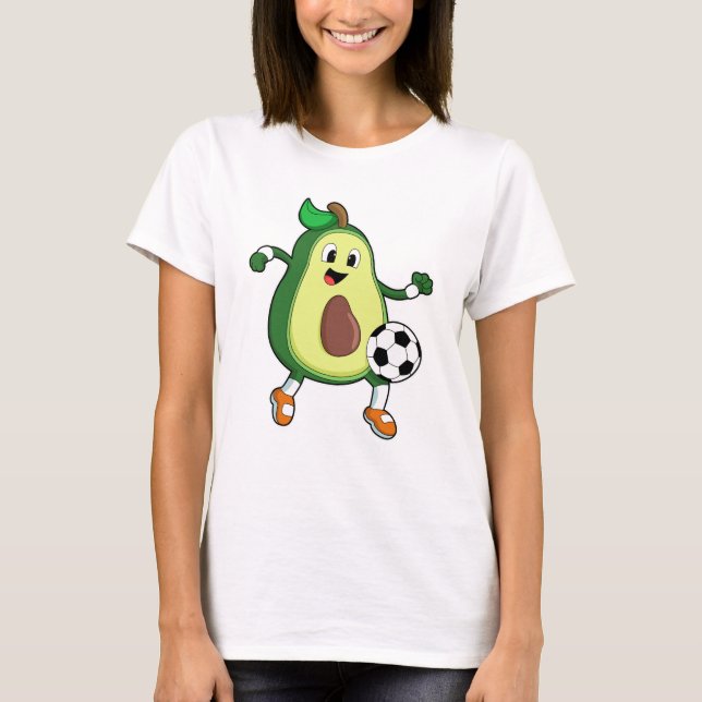 Camiseta Aguacate en deportes de fútbol (Anverso)