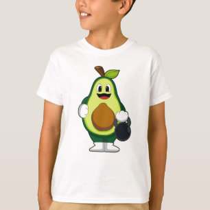 Camiseta Aguacate en la formación de la fuerza con campanas