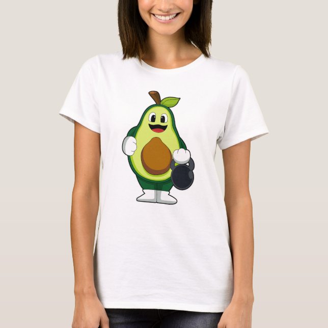 Camiseta Aguacate en la formación de la fuerza con campanas (Anverso)