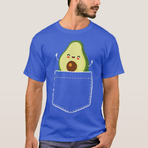 Camiseta Aguacate En Pocket Healthy Lifestyle Fruit Eater V