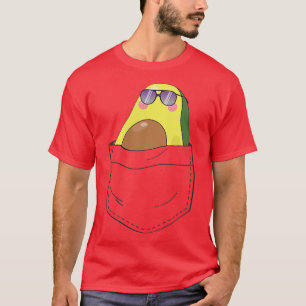 Camiseta Aguacate en PocketI Amo el Guacamole