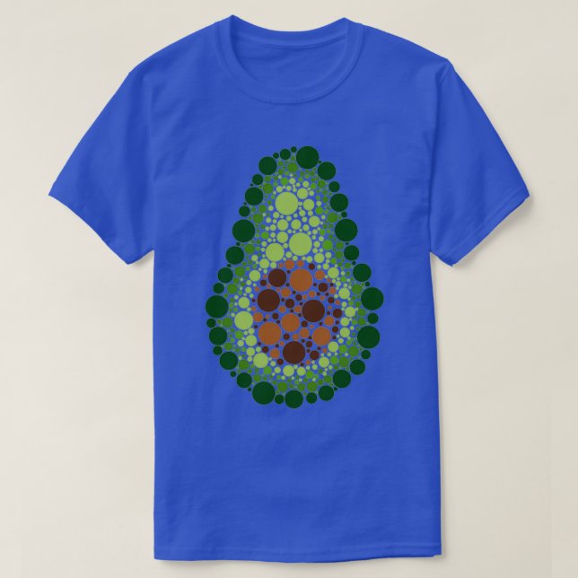 Camiseta Aguacate en puntos (Diseño del anverso)