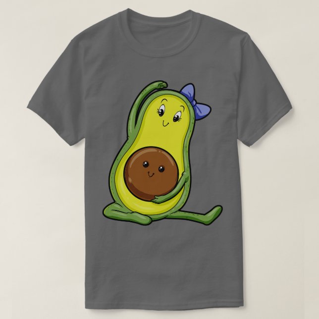 Camiseta Aguacate en yoga con bebé (Diseño del anverso)