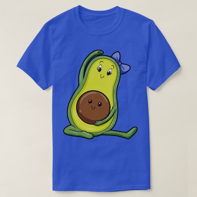 Camiseta Aguacate en yoga con bebé (Diseño del anverso)