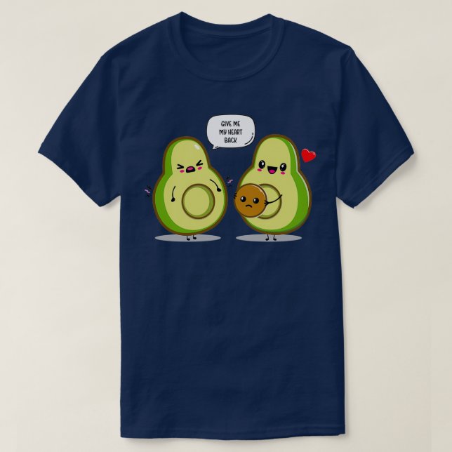Camiseta Aguacate enamorado (Diseño del anverso)