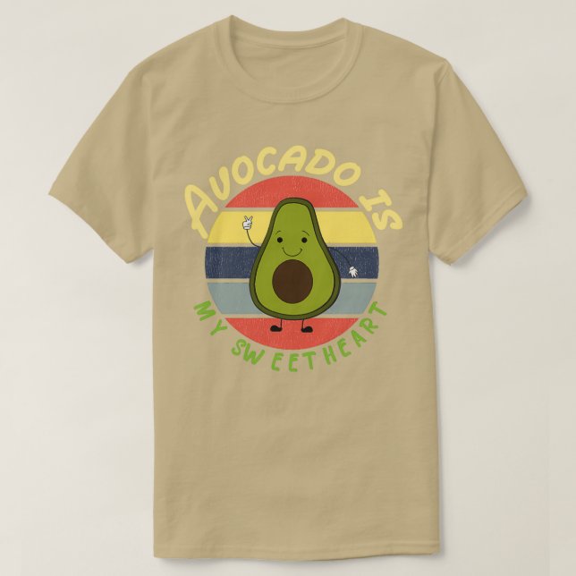 Camiseta Aguacate es mi novia aguacate Gift Vegan Vegeta (Diseño del anverso)
