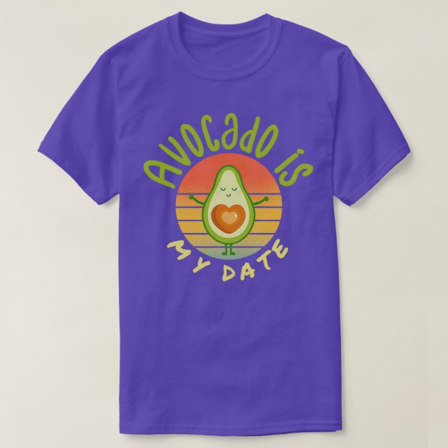 Camiseta Aguacate es mi proteína Aguacate Gift Vegetaria (Diseño del anverso)