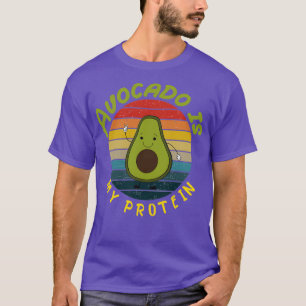 Camiseta Aguacate es mi proteína Aguacate Gift Vegetaria
