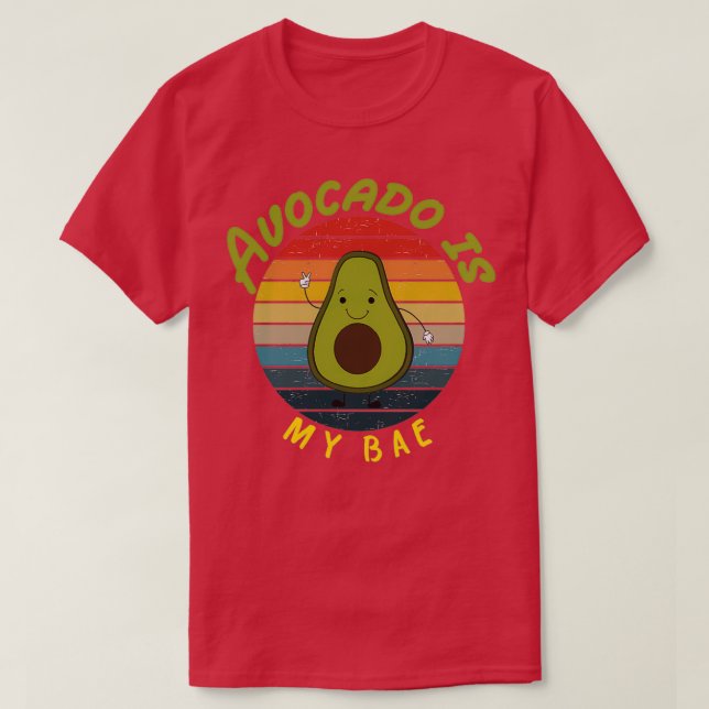 Camiseta Aguacate es mi proteína Aguacate Gift Vegetaria (Diseño del anverso)