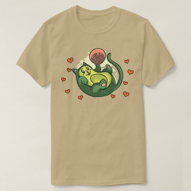 Camiseta Aguacate es mi Valentín 48 (Diseño del anverso)