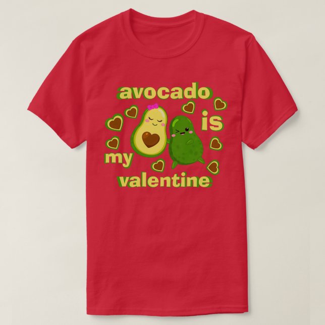 Camiseta Aguacate es mi valentina 46 (Diseño del anverso)