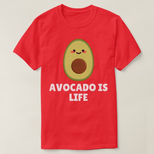 Camiseta Aguacate es vida 2 (Diseño del anverso)