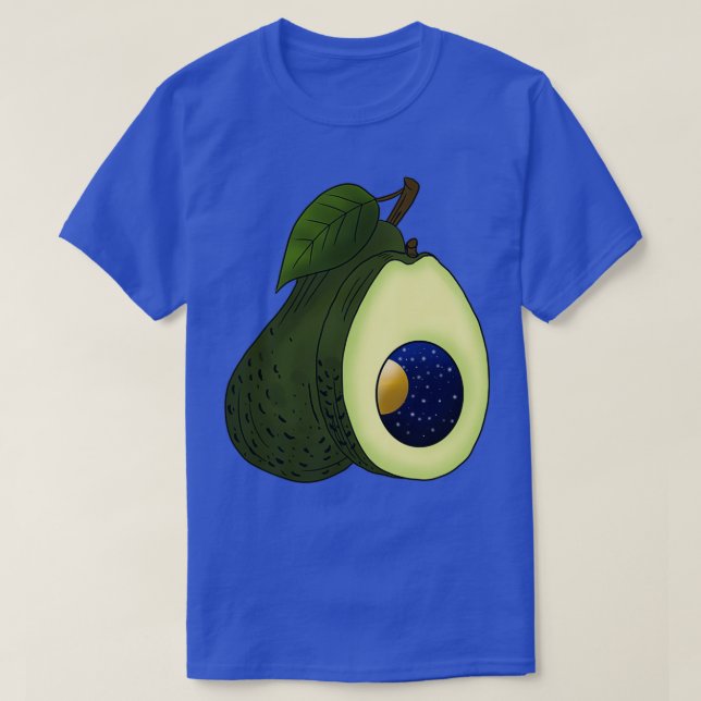 Camiseta Aguacate espacial (Diseño del anverso)