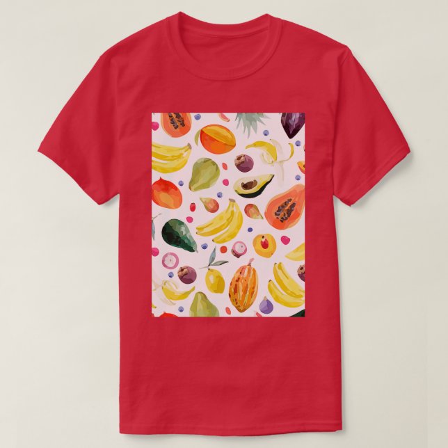 Camiseta Aguacate Estilo exótico Dibujo clásico TShirt (Diseño del anverso)