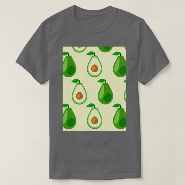 Camiseta Aguacate Exótico Bonito Floral Classic TShirt (Diseño del anverso)