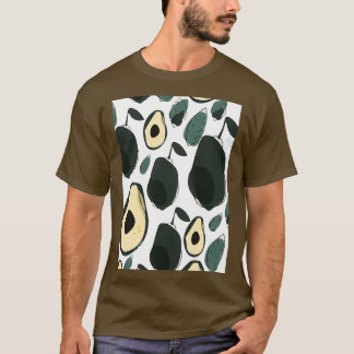 Camiseta Aguacate exótico tropical hermoso