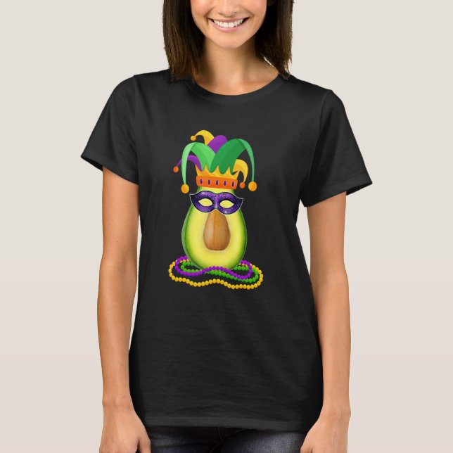 Camiseta Aguacate Face Cubriendo las cuentas Jester Gorra M (Anverso)