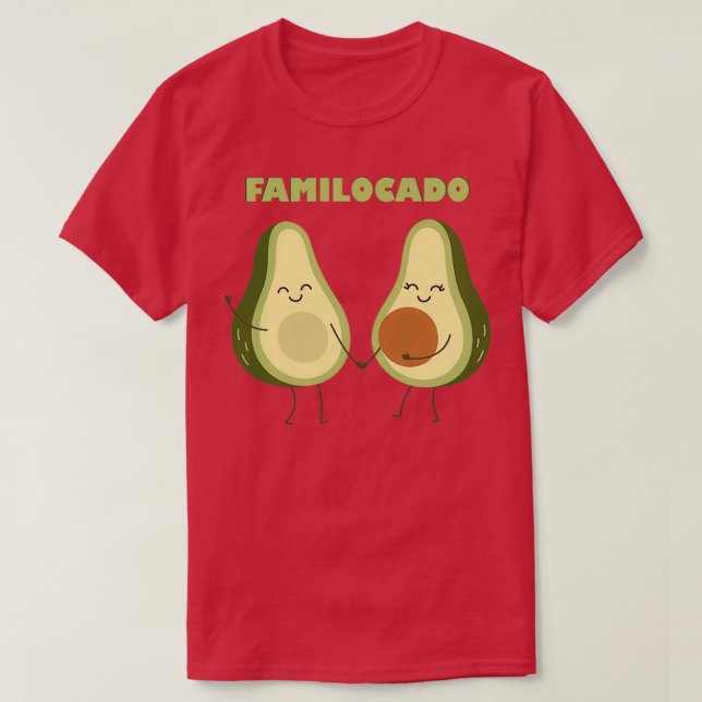 Camiseta Aguacate Fam Aguacate Veggies Que Aman El Aguacate (Diseño del anverso)