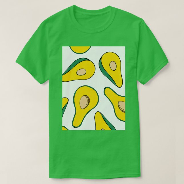Camiseta Aguacate Fashiable Summer Flavor Classic TShirt (Diseño del anverso)