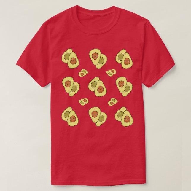 Camiseta Aguacate feliz 28 (Diseño del anverso)