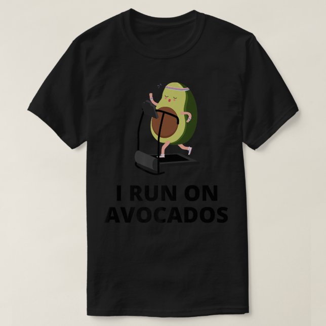 Camiseta Aguacate Fitness LoverFunny Ejercicio De Aguacate (Diseño del anverso)