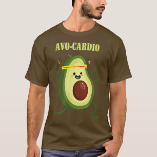 Camiseta Aguacate Fitness Sports Cardio Nutrición AvoCardio