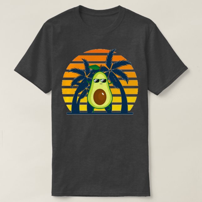 Camiseta aguacate fresco aguacate (Diseño del anverso)