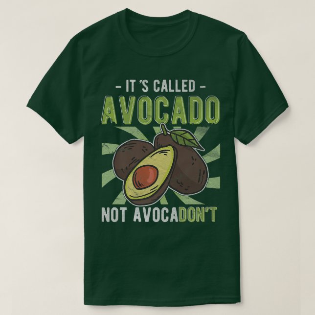 Camiseta Aguacate Fruto Meico Cinco De Mayo Comida Dieta Ve (Diseño del anverso)