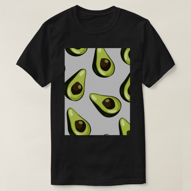 Camiseta Aguacate Frutos exóticos clásicos TShirt (Diseño del anverso)