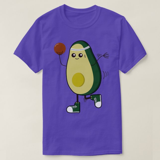 Camiseta Aguacate Funny Bowling Sport Fruit Superfood Vegan (Diseño del anverso)