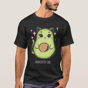 Camiseta Aguacate Funny Cupo Gato Aguacate Vegan Y Gato Lov