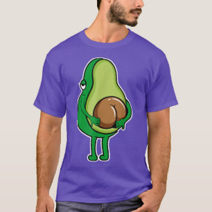 Camiseta Aguacate Funny Scratch Butt Aguacate Lover Vegan